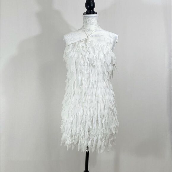 Aidan by Aidan Mattox Trapeze Fringe Dress size 4 - Picture 7 of 13